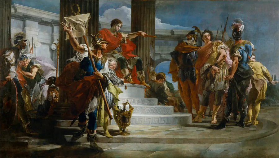 Scipio den afrikanske frigjør Massiva - Giovanni Battista Tiepolo