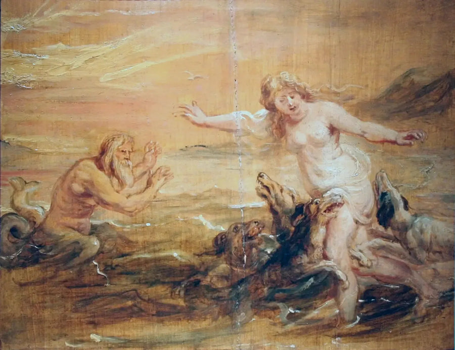 Scylla og Glaucus - Peter Paul Rubens