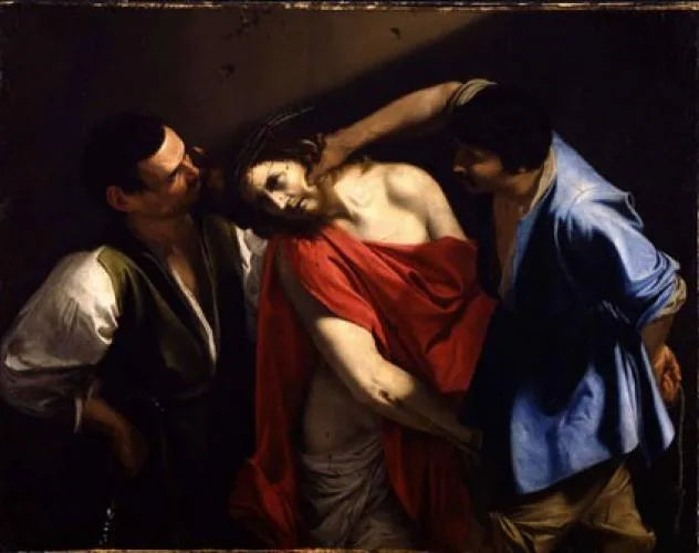 Latterliggjøre Kristus - Orazio Gentileschi