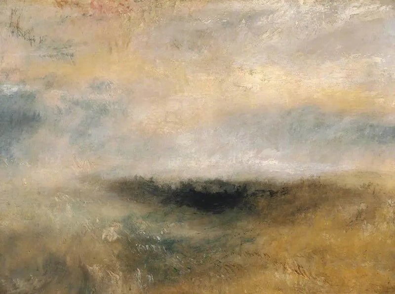 Havlandskap med storm på vei - J. M. W. Turner