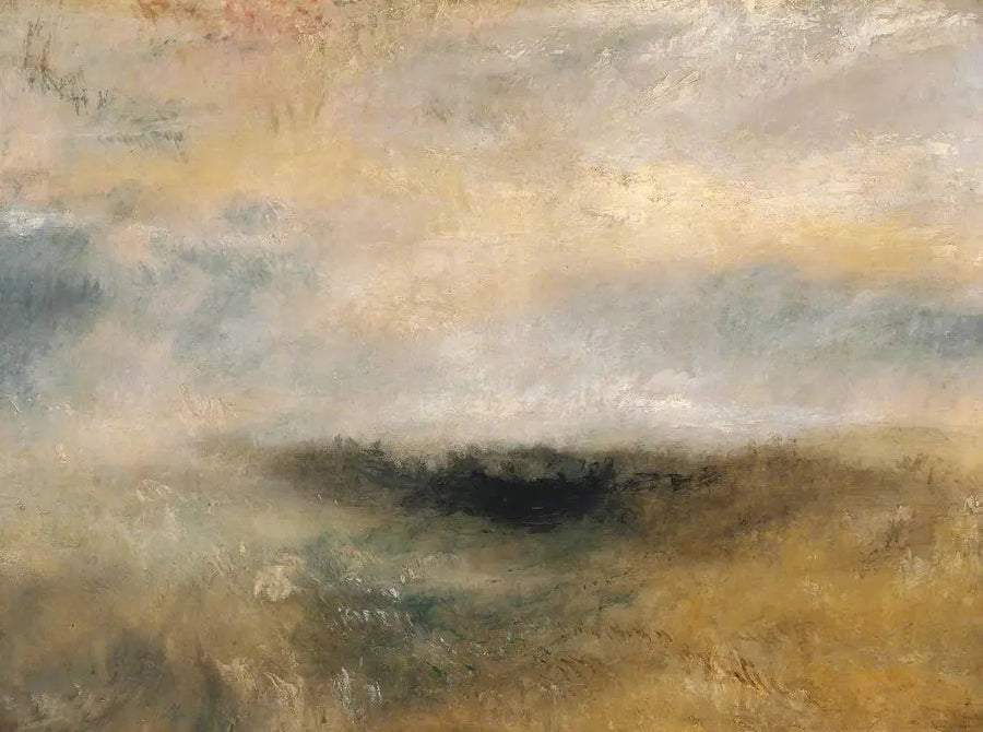 Havlandskap med storm på vei - J. M. W. Turner
