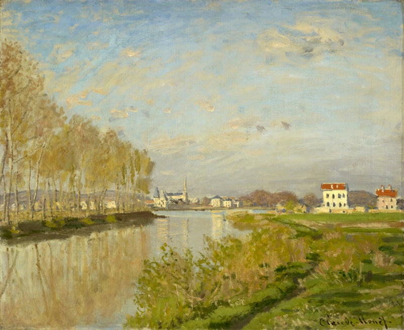 Seinen på Argenteuil W198 - Claude Monet