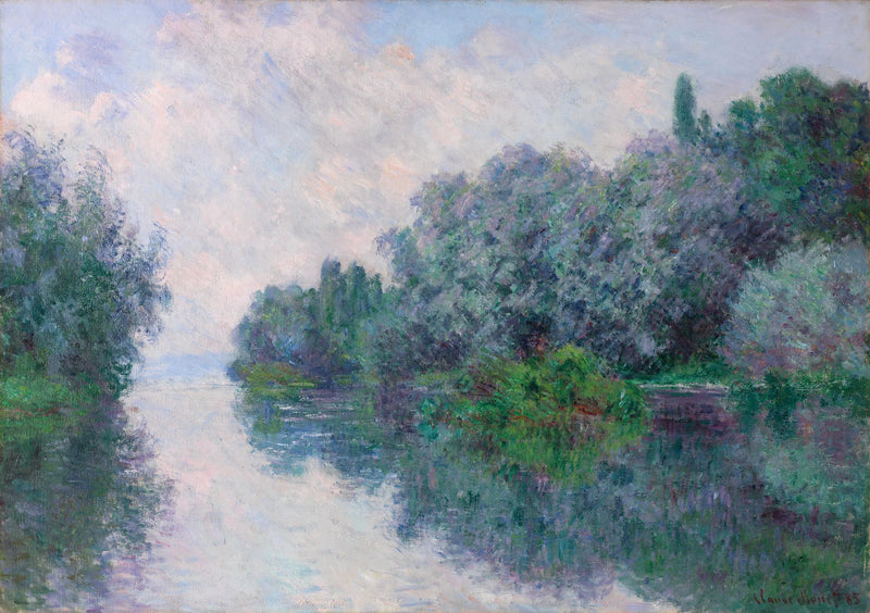 Seinen på Giverny W1007 - Claude Monet