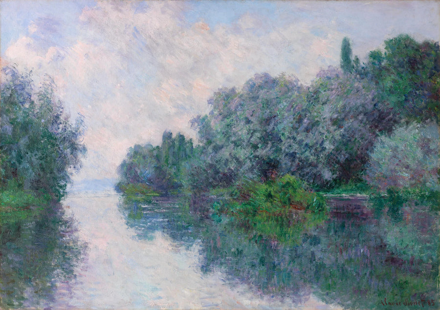 Seinen på Giverny W1007 - Claude Monet