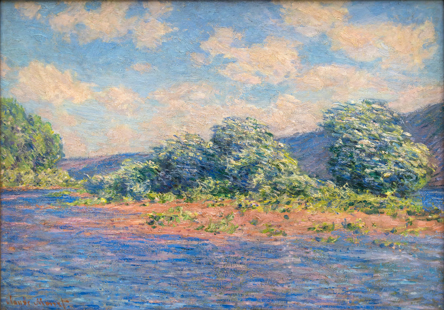 Seinen ved Port-Villez W1263 - Claude Monet