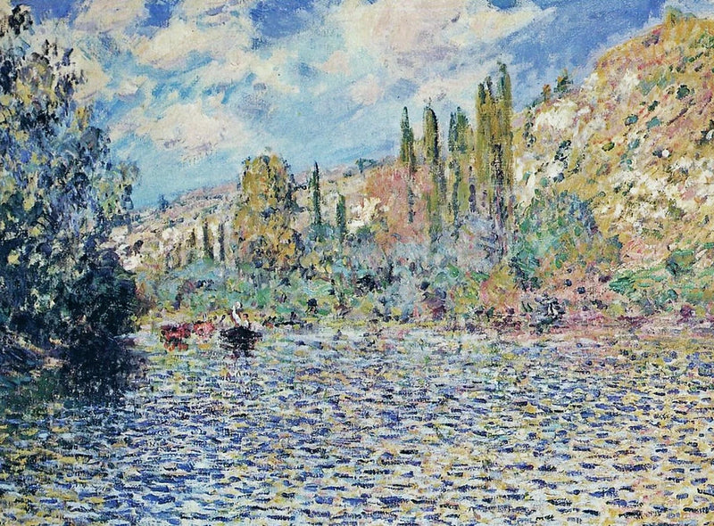 Seinen på Vétheuil W529 - Claude Monet