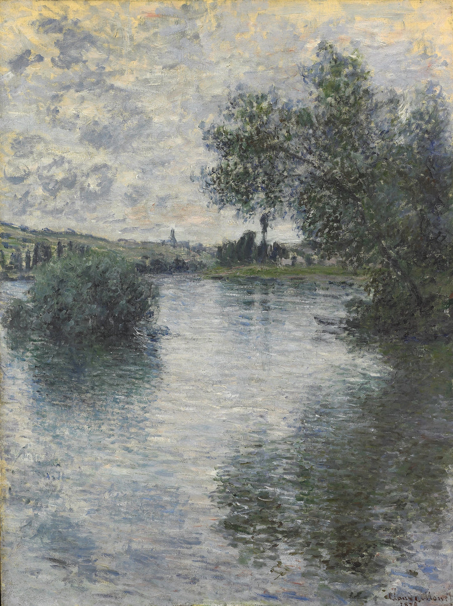 Seinen på Vétheuil W537 - Claude Monet