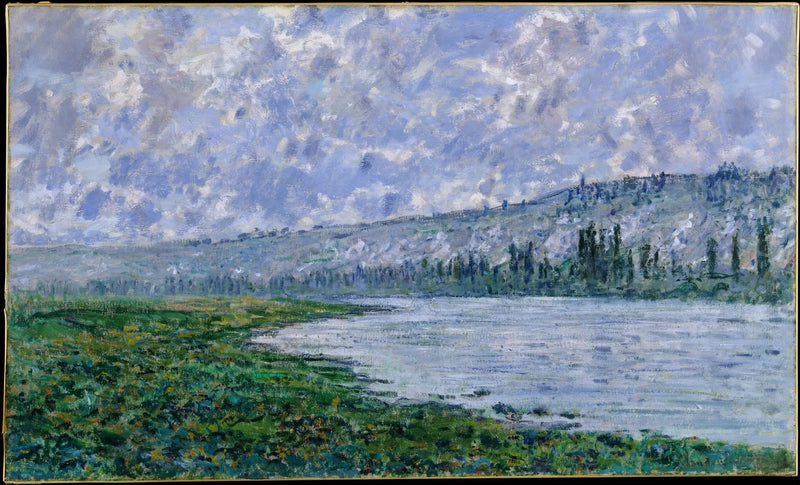Seinen på Vétheuil W599 - Claude Monet