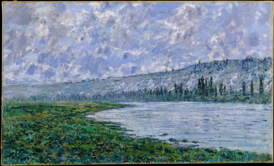 Seinen på Vétheuil W599 - Claude Monet