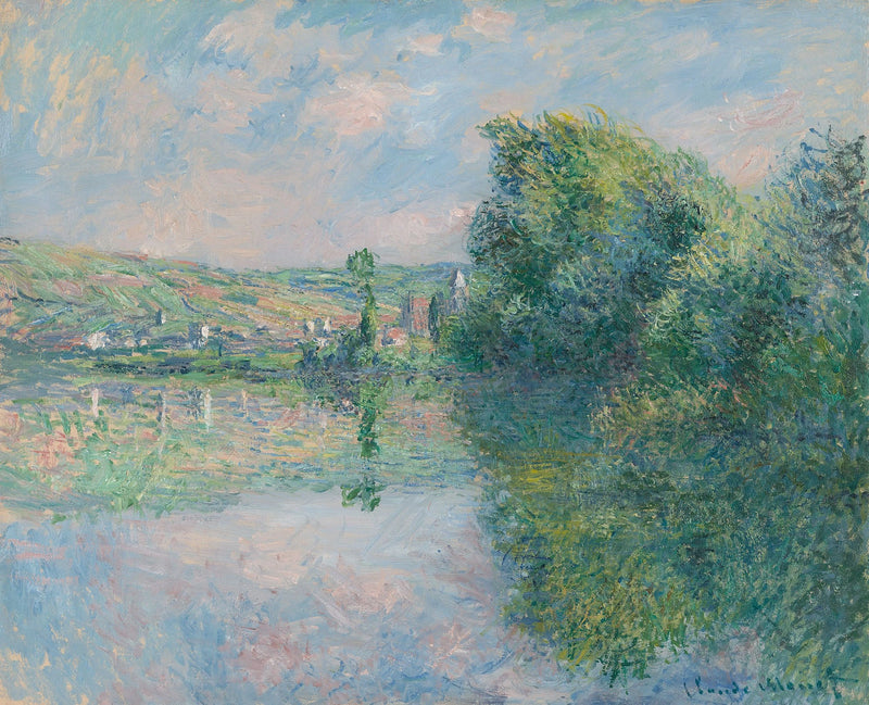 Seinen på Vétheuil W610 - Claude Monet