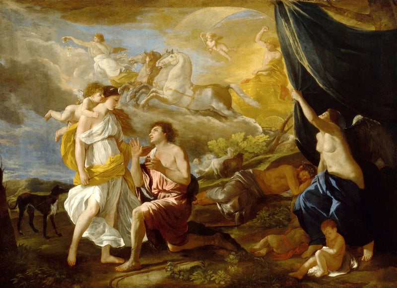 Selene og Endymion - Nicolas Poussin
