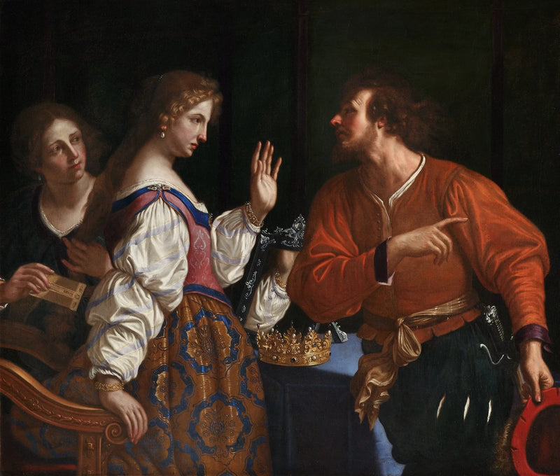 Sémiramis kalt til kamp - Guercino
