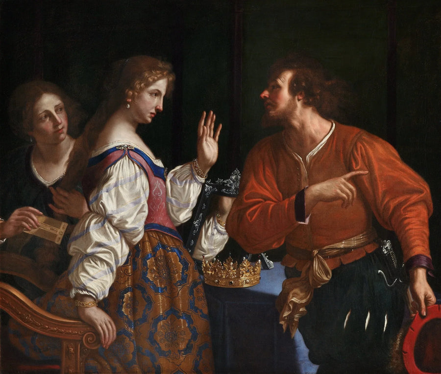 Sémiramis kalt til kamp - Guercino