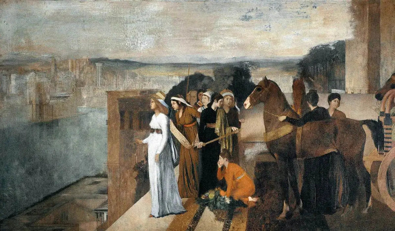 Semiramis bygger Babylon - Edgar Degas