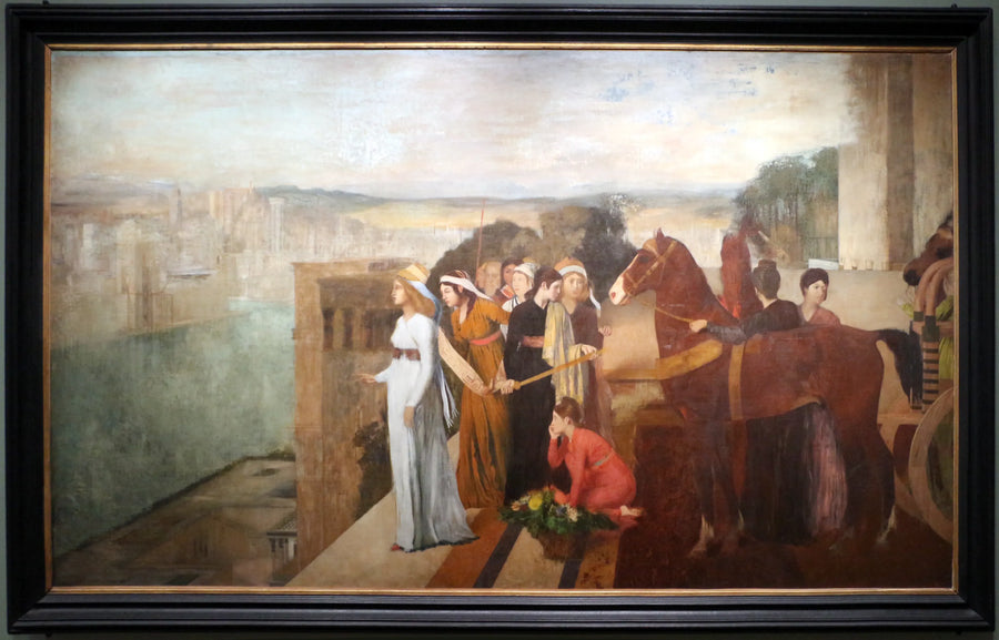 Semiramis bygger Babylon - Edgar Degas