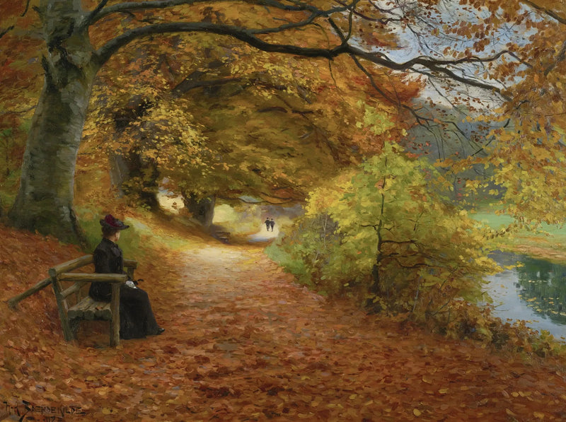 Skogsti om høsten - H. A. Brendekilde

Source:
Sentier boisé en automne - H. A. Brendekilde