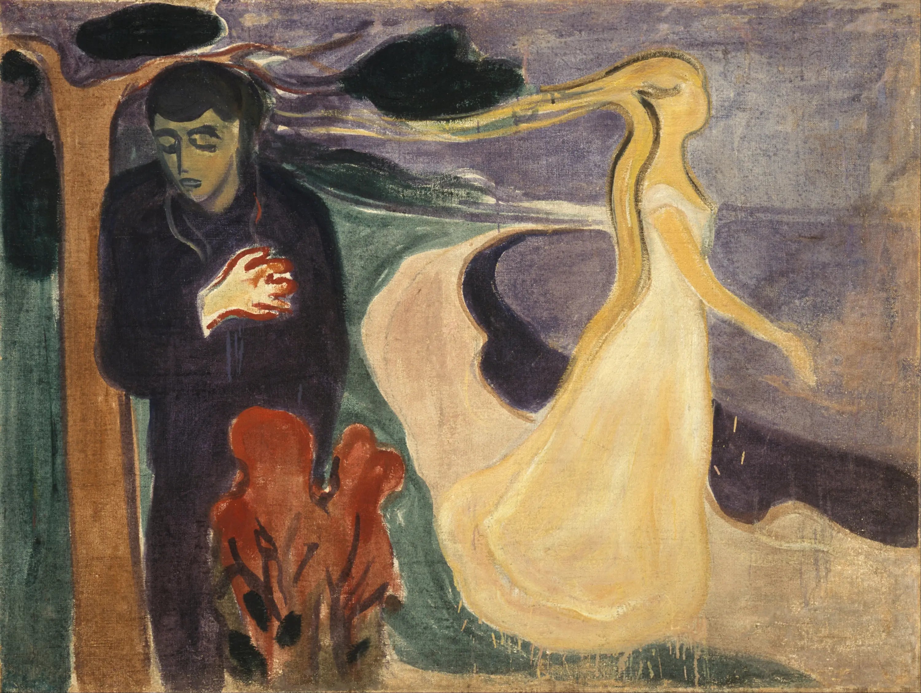 Reproduction du tableau « Séparation - Edvard Munch » par Alpha Reproduction en peinture à l’huile