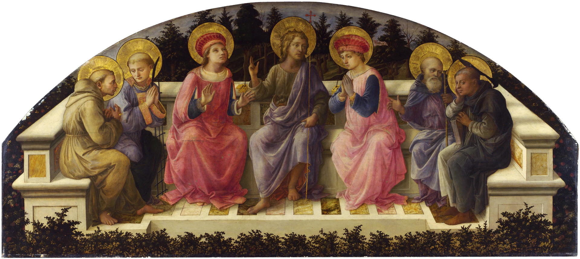 Sept saints - Fra Filippo Lippi