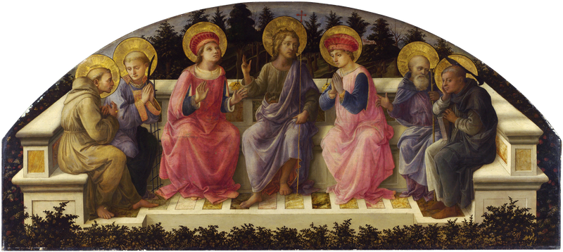 Sept saints - Fra Filippo Lippi