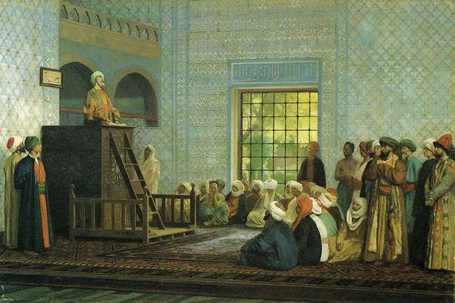 Sermon i moskeen - Jean-Léon Gérôme