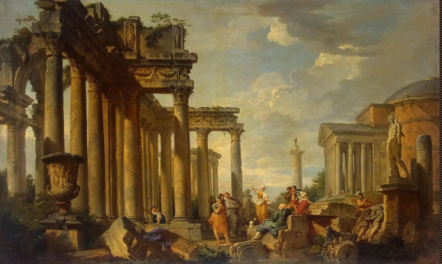 Sermon av Den hellige Sibylle i de romerske ruinene med statuen av Apollon - Giovanni Paolo Panini

Source:
Sermon de Sainte Sibylle dans les ruines romaines avec la statue d'Apollon - Giovanni Paolo Panini