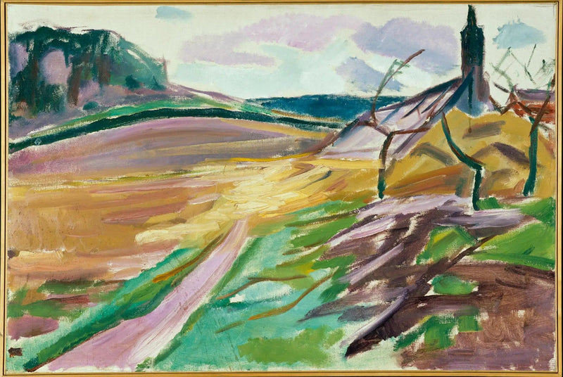 Drivhus om høsten - Edvard Munch