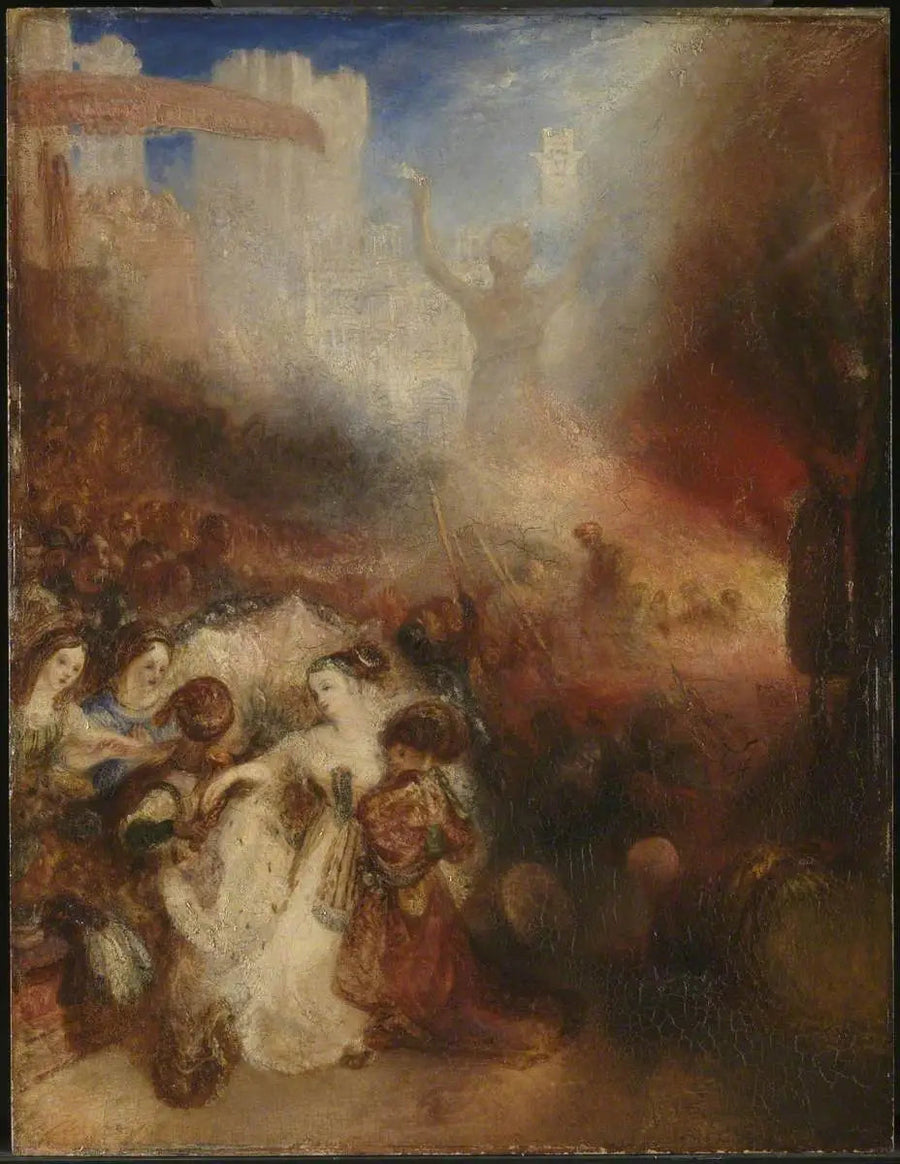 Sadrak, Mesak og Abednego i den brennende ildovnen - J. M. W. Turner