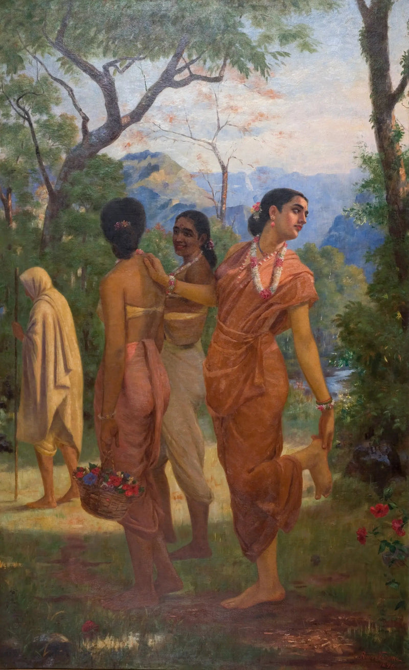 Shakuntala - Ravi Varmâ

Source:
Shakuntala - Ravi Varmâ