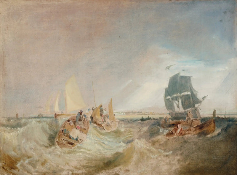 Frakt ved munningen av Themsen - J. M. W. Turner
