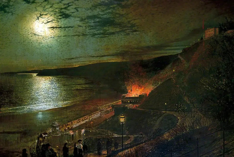 Sic transit gloria mundi (Brannen i det termiske salong) - John Atkinson Grimshaw

Source:
Sic transit gloria mundi (L'incendie du salon thermal) - John Atkinson Grimshaw