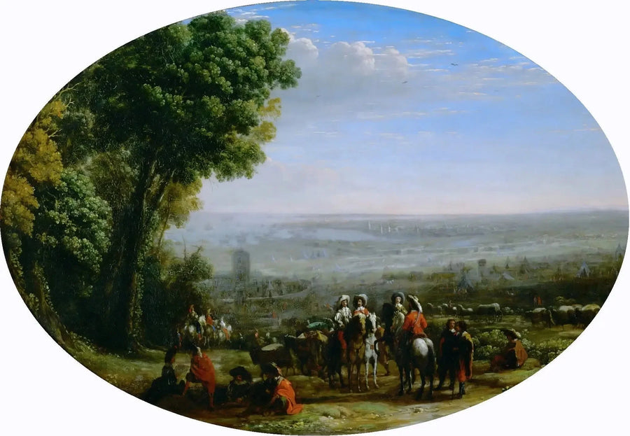 La Rochelles stol av Ludvig XIII - Claude Lorrain