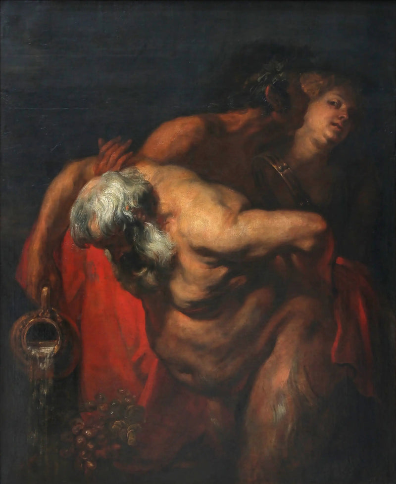 Silène beruset støttet av en faun og en bacchant - Antoine van Dyck

Source:
Silène ivre soutenue par un faune et une bacchante - Antoine van Dyck