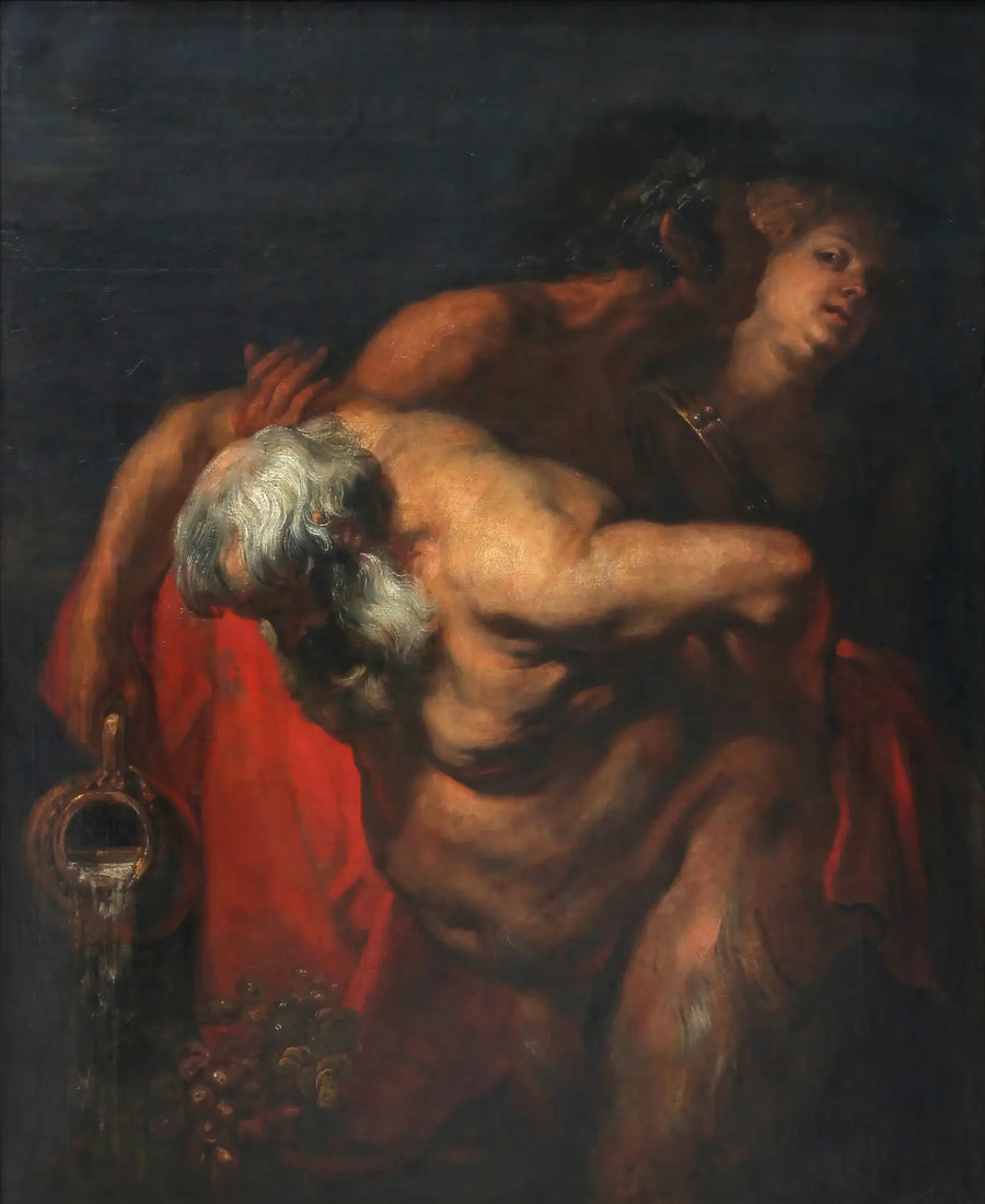 Silène beruset støttet av en faun og en bacchant - Antoine van Dyck

Source:
Silène ivre soutenue par un faune et une bacchante - Antoine van Dyck