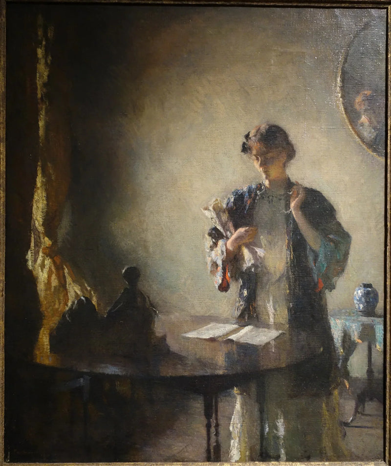 Silhuett i et rom - Frank Weston Benson
