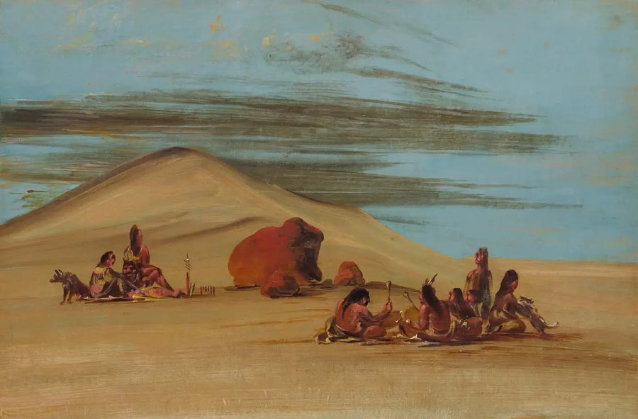 Sioux i tilbedelse ved de røde steinene - George Catlin

Source:
Sioux en adoration aux Red Boulders - George Catlin