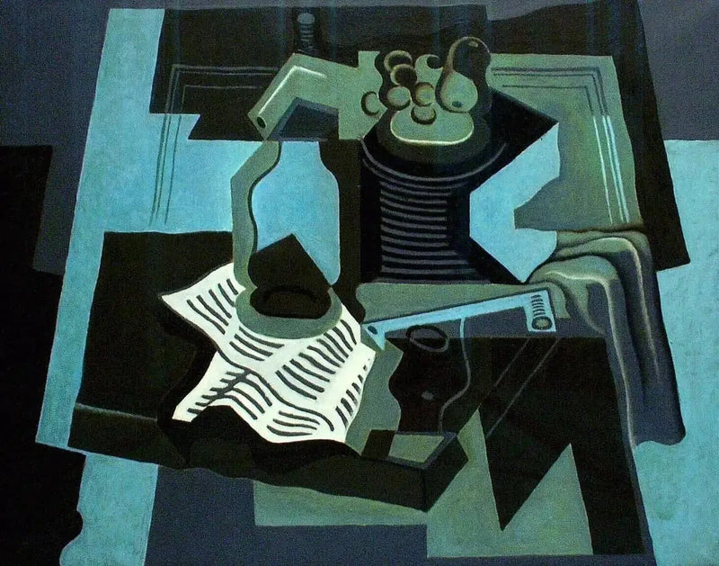 Sifon og fruktskål - Juan Gris