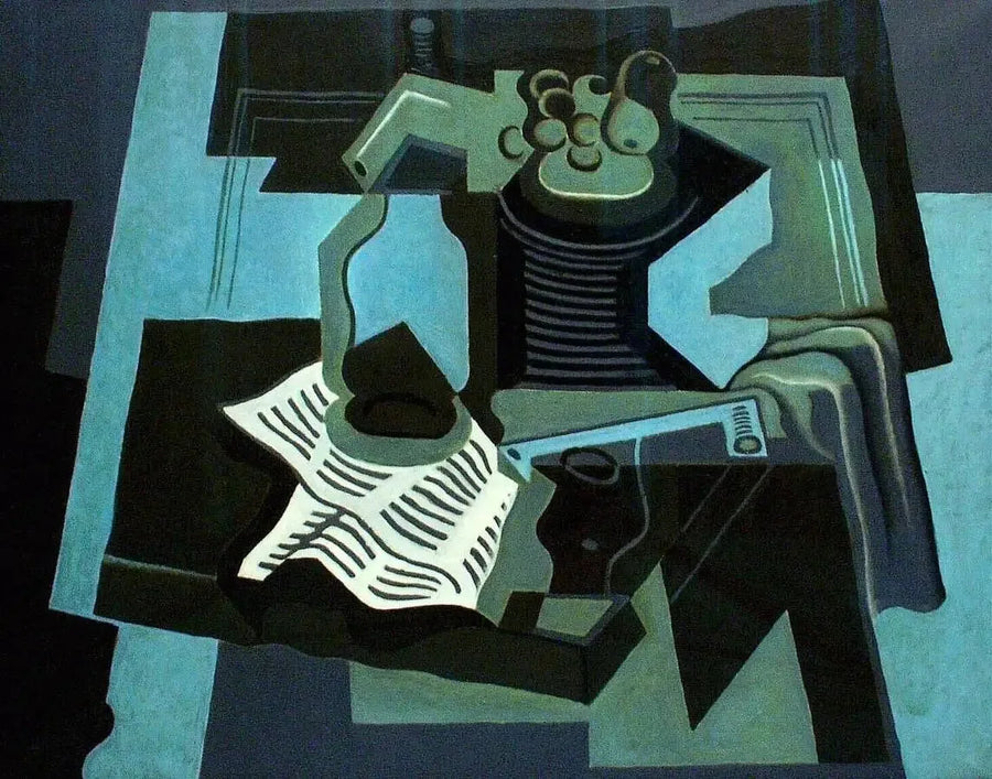 Sifon og fruktskål - Juan Gris