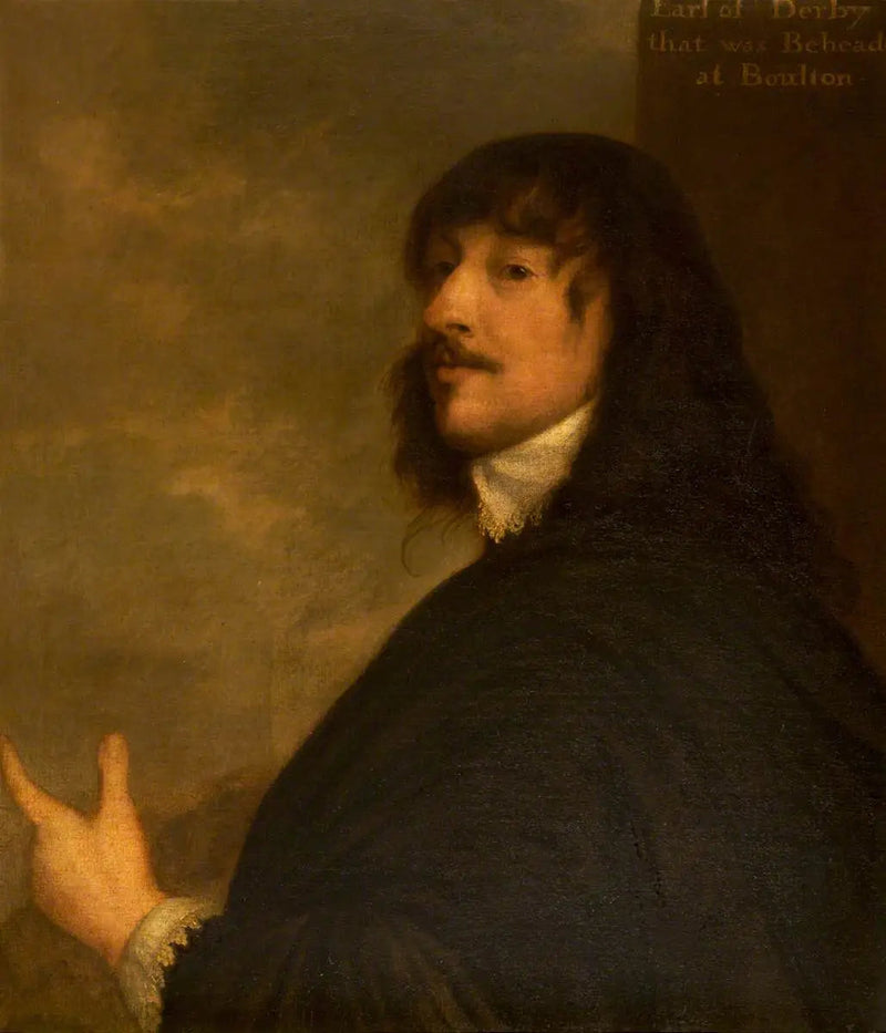 Sir James Stanley (1607–1651), 7. jarl av Derby - Antoine van Dyck

Source:
Sir James Stanley (1607–1651), 7e comte de Derby - Antoine van Dyck