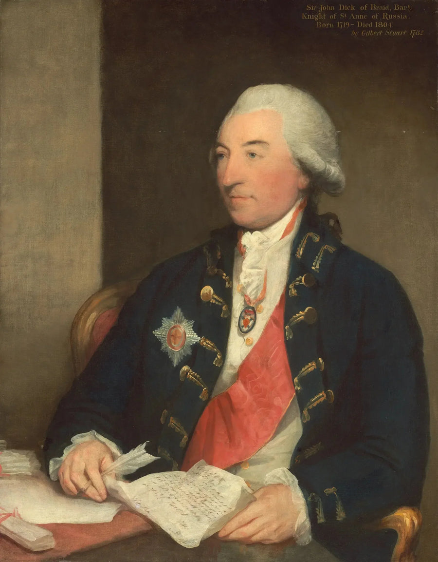 Sir John Dick - Gilbert Stuart

Source:
Sir John Dick - Gilbert Stuart