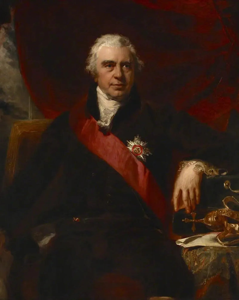Sir Joseph Banks (1743–1820), president for Royal Society, administrator ved British Museum - Thomas Lawrence