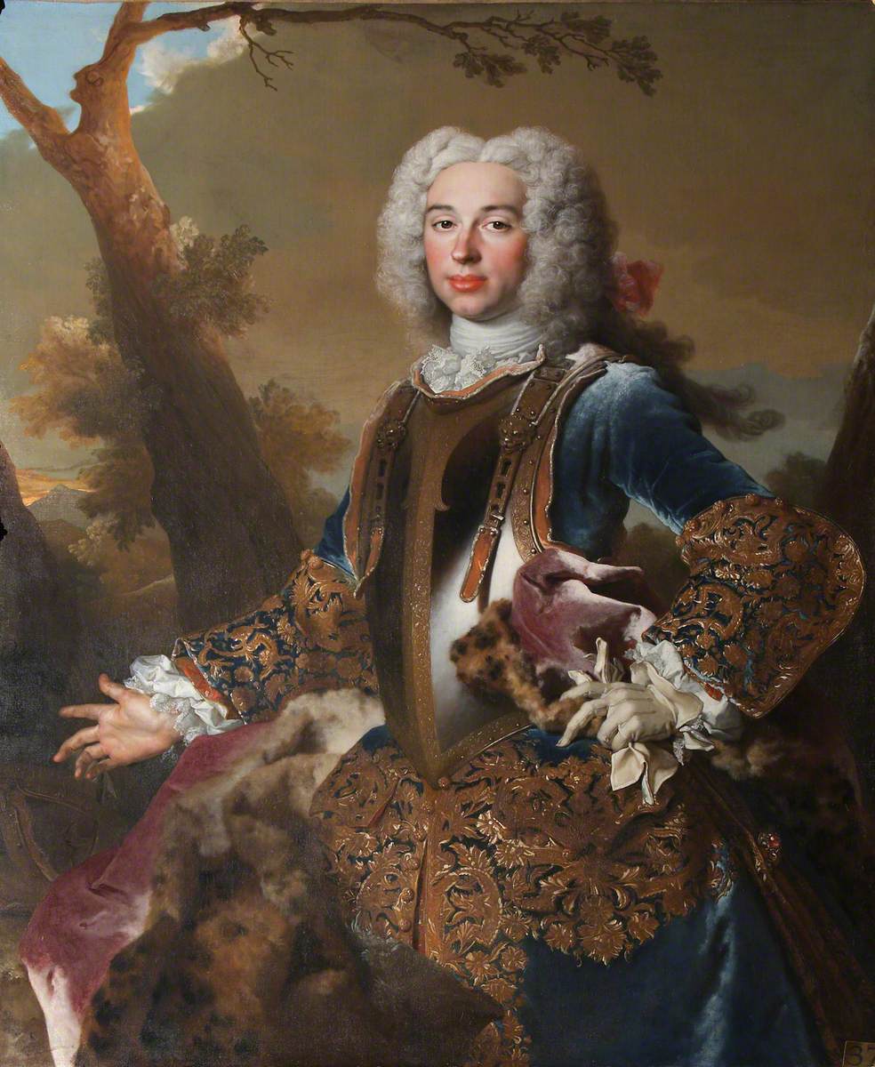 Sir Robert Throckmorton, 4e baronnet (1702-1791) - Nicolas de Largillière image 1 reproduction d’œuvre d’art à l’huile