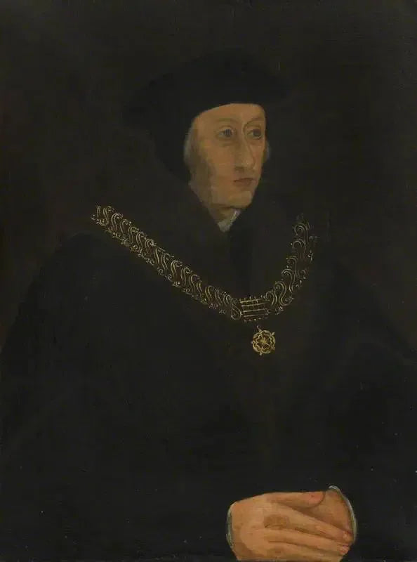 Sir Thomas More (1478–1535), reformasjonens martyr, justisminister (1529–1532) - Hans Holbein den yngre

Source:
Sir Thomas More (1478–1535), Reformation Martyr, Lord Chancellor (1529–1532) - Hans Holbein le Jeune