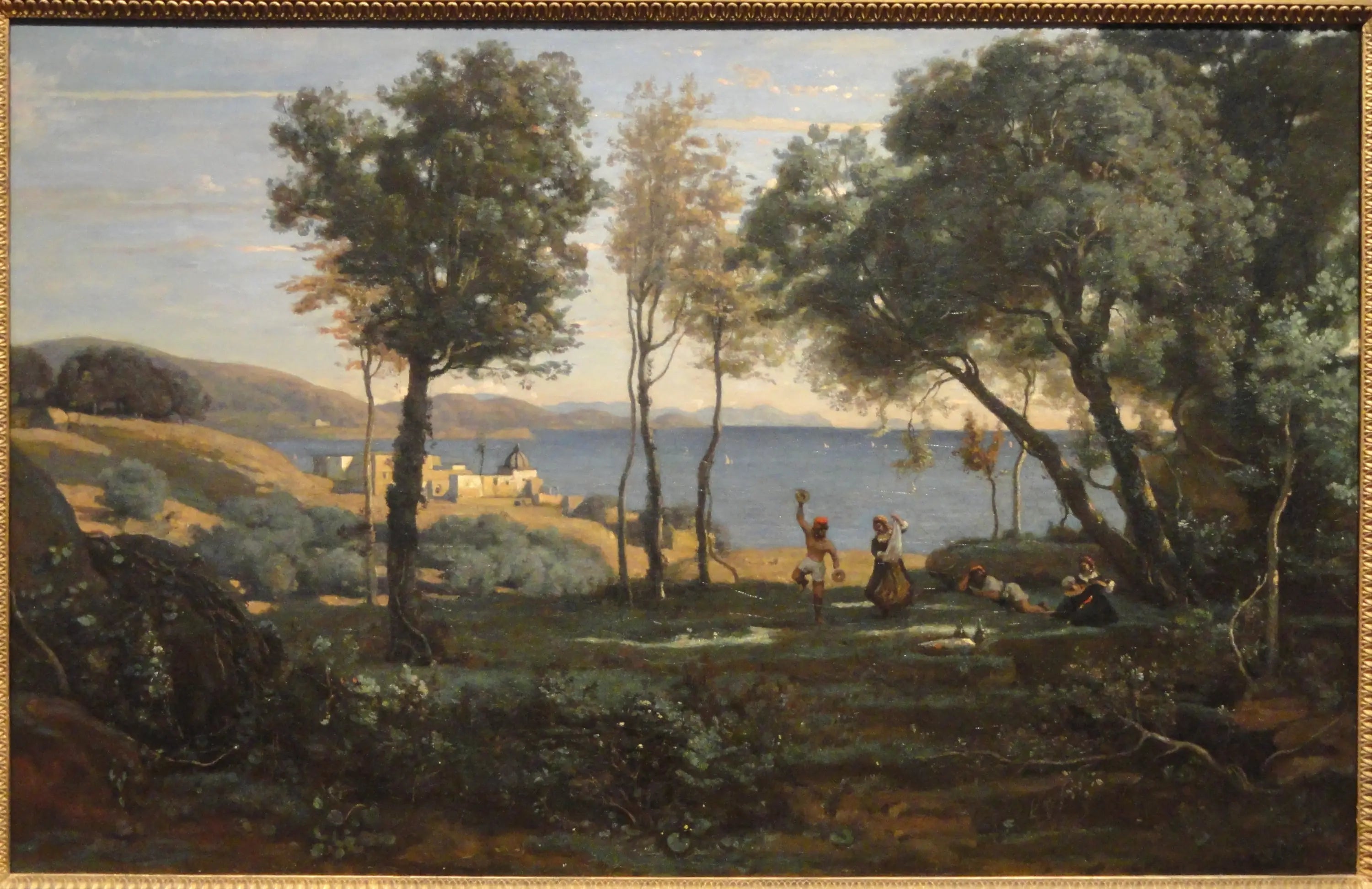 Site des environs de Naples - Jean-Baptiste Camille Corot - Alpha Reproduction
