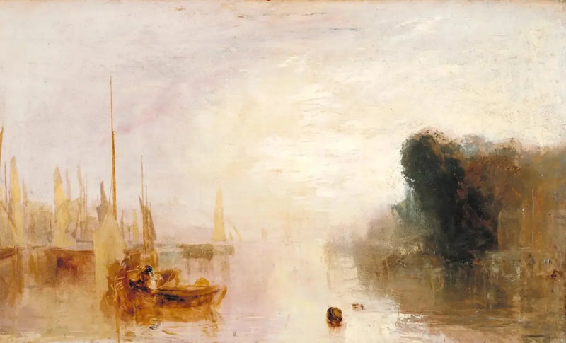 Skisse for 'East Cowes Castle, regattaen som starter for deres fortøyninger' Nr. 2 - J. M. W. Turner