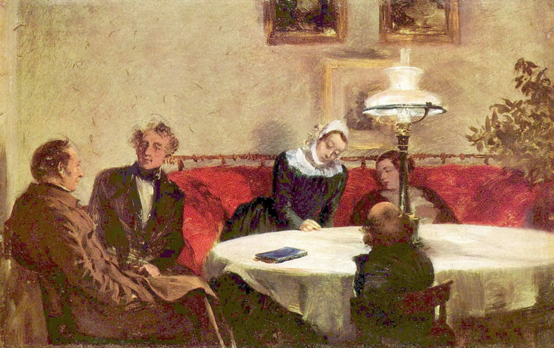 Abend-selskap - Adolph von Menzel