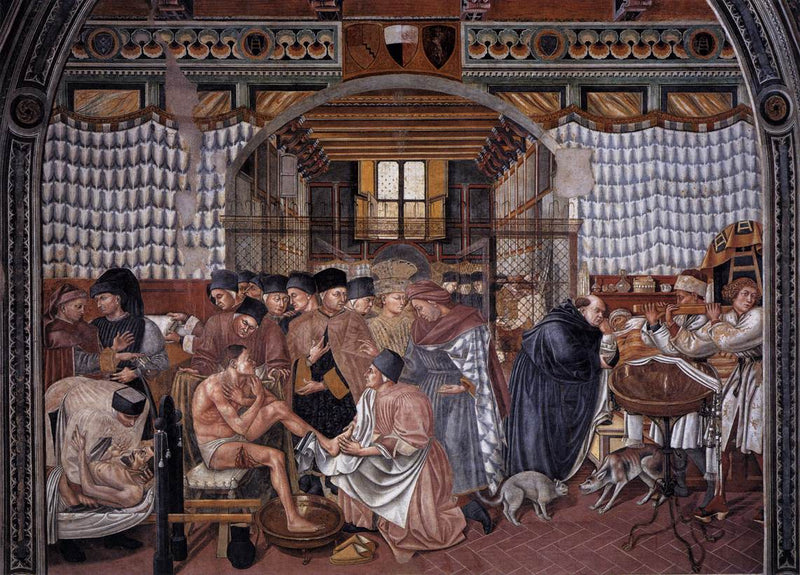 Omsorg for syke - Domenico di Bartolo