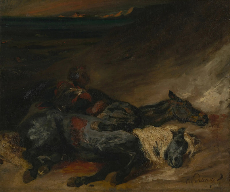 Kveld etter et slag - Eugène Delacroix