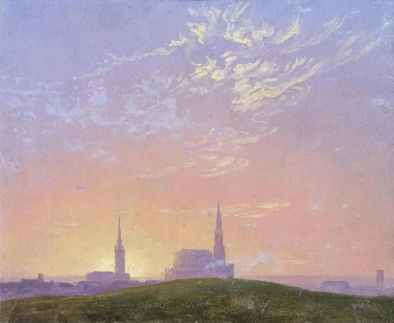 Kveld - Caspar David Friedrich