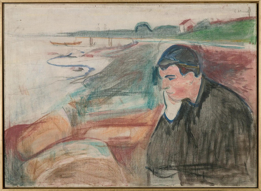 Kveld. Melankoli - Edvard Munch