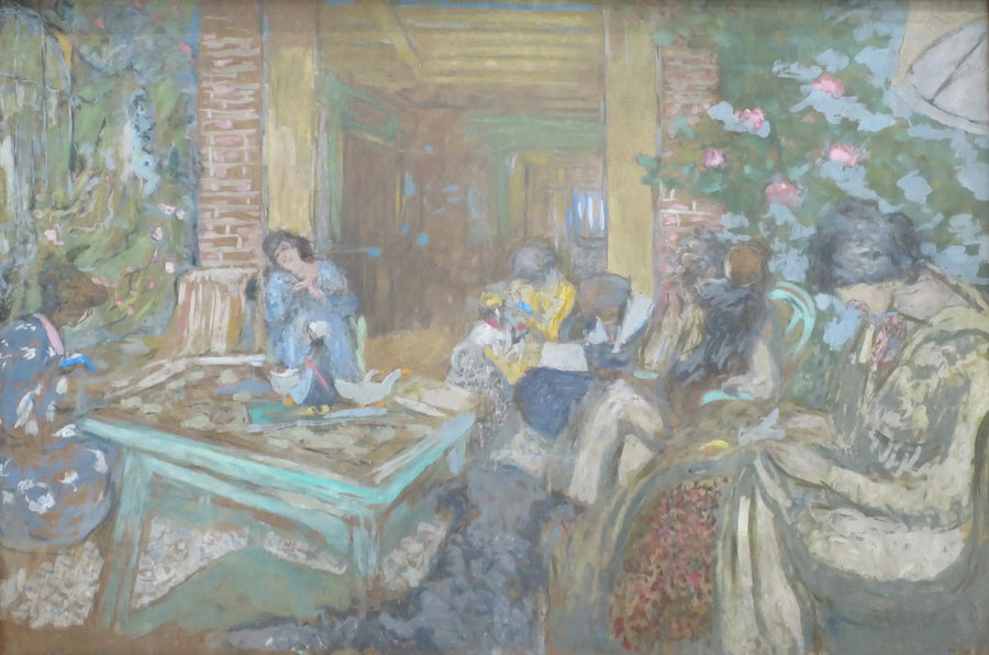 Couture-kveld i Loctudy - Édouard Vuillard